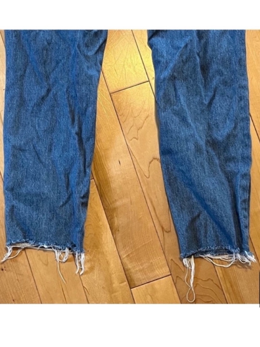 Free People We The Free Blossom High Rise distressed button fly jeans size 29 - Picture 10 of 10